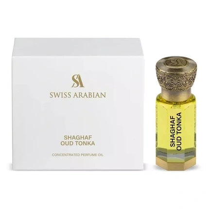 Swiss Arabian Shaghaf Oud Tonka Concentrated Perfume Oil 12ml Unisex Fragrance