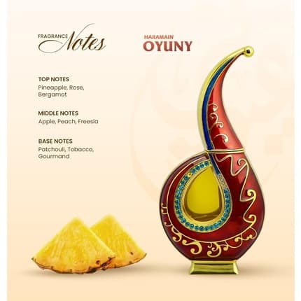 Al Haramain Oyuny 20ml Perfume Oil - Long Lasting Oil-Based Perfume for Men