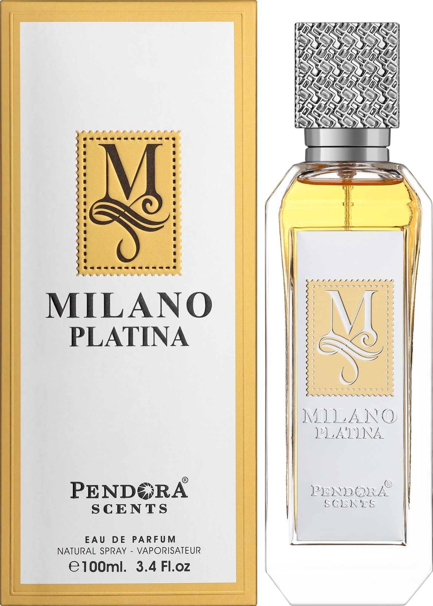 Pendora Scents Milano Platina Eau de Parfum (EDP) Mixte 100ml