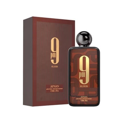 Afnan 9 PM Elixir Unisex Extrait De Parfum 3.4 Fl Oz