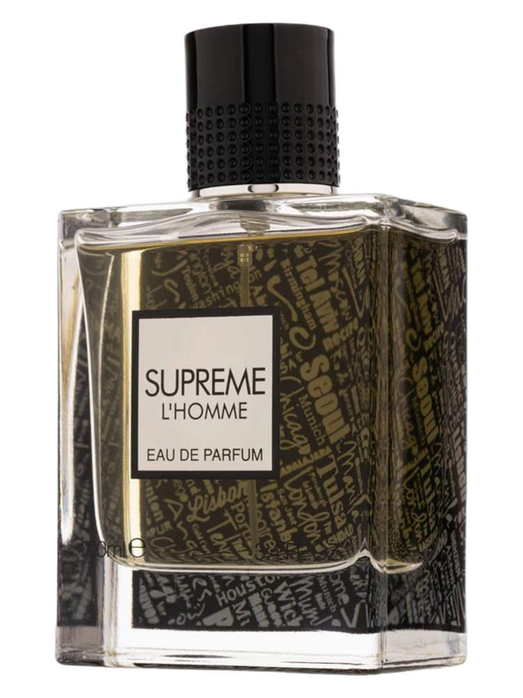 SUPREME L'homme eau de parfum Fragrance world 100ML