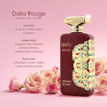 Adyan Dalia Rouge Extrait De Parfum for Women - Original Fragrance from Dubai
