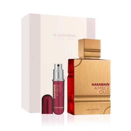 Al Haramain Haramain Amber Oud Ruby Edition Gift Set Edp 75ml Edp 30ml Fragrance Mist 250ml