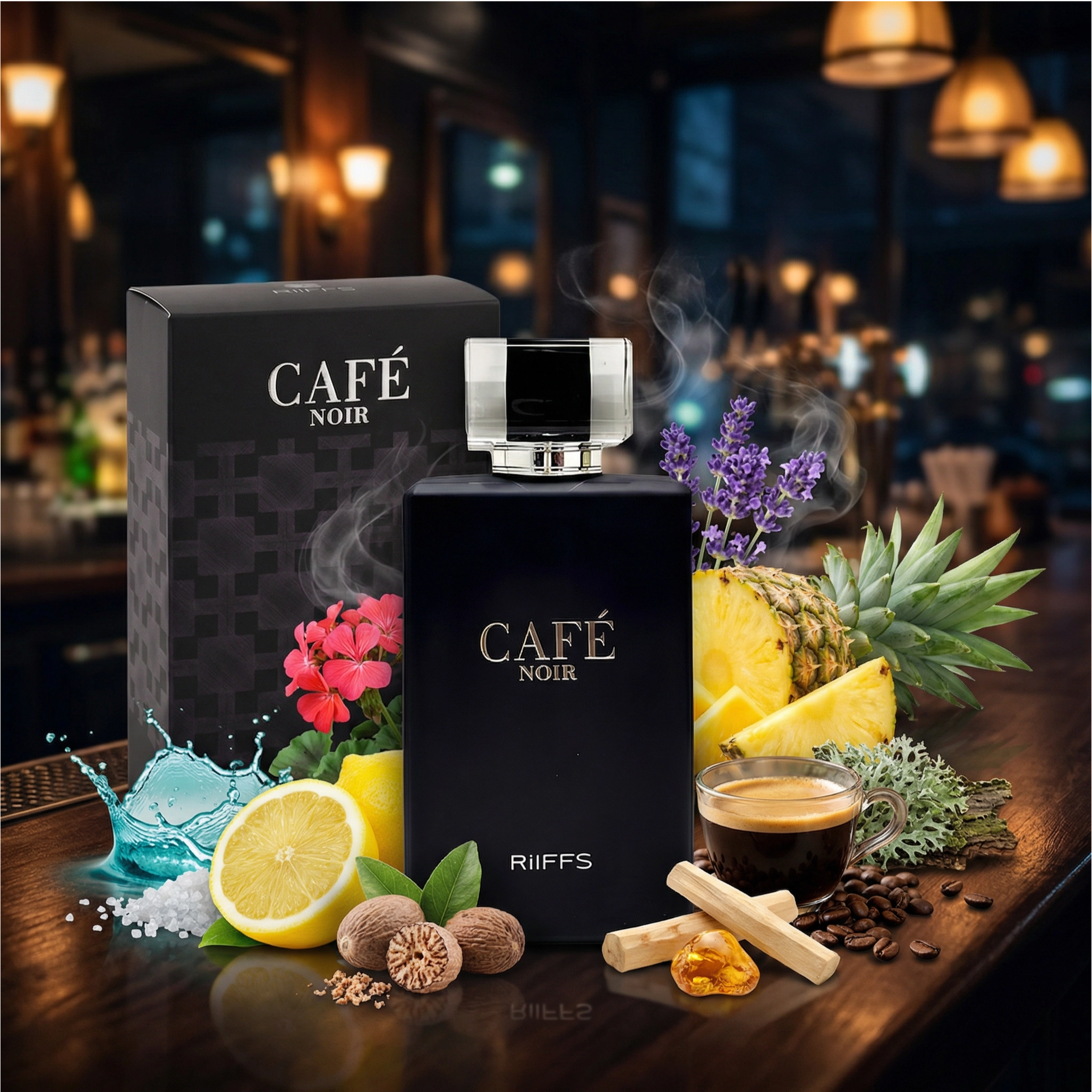 Riiffs Cafe Noir par RIIFFS - New in Sealed Box Eau de Parfum (EDP) Mixte 101ml