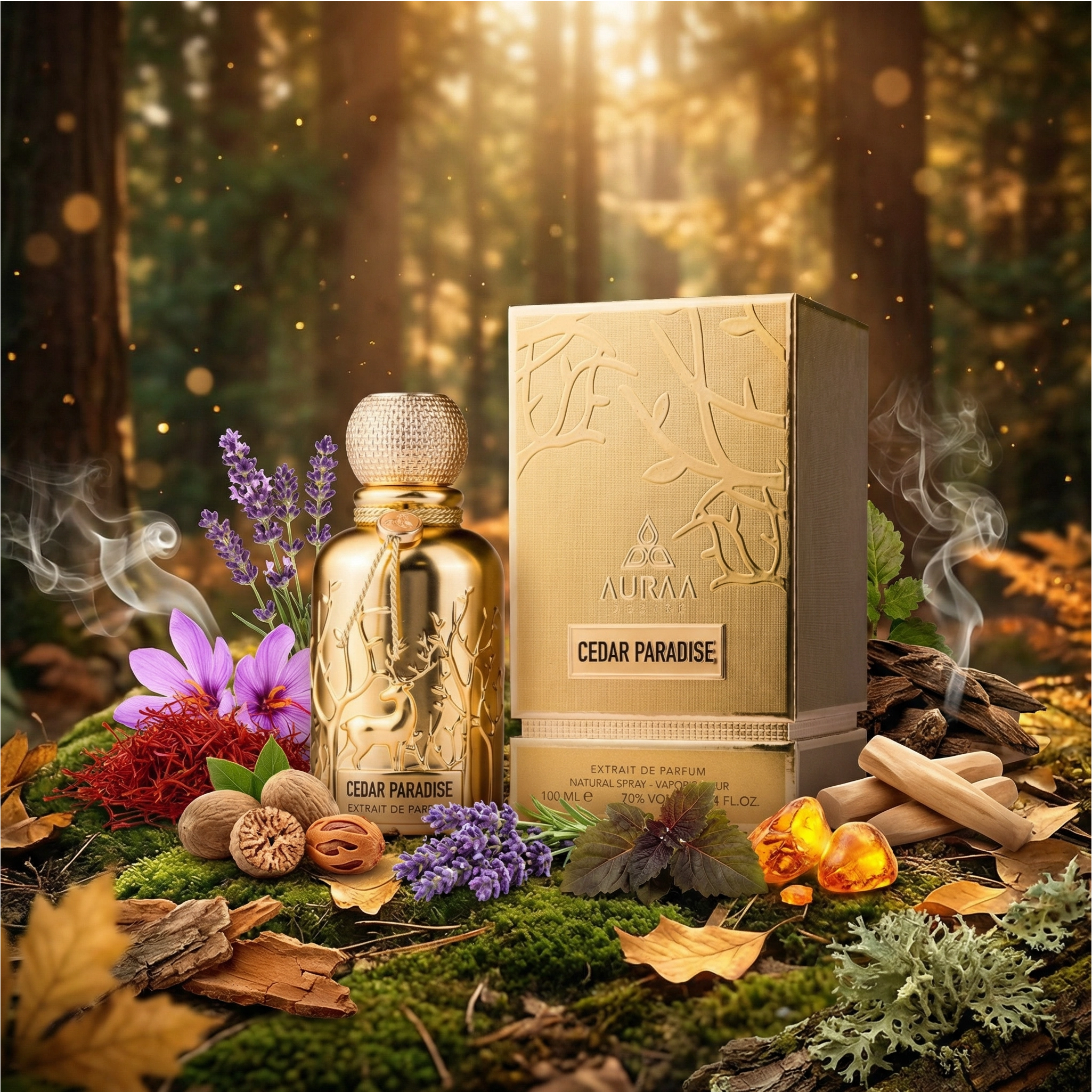 Auraa Desire Cedar Paradise Extrait De Parfum Parfum (Parfum) Mixte 100ml
