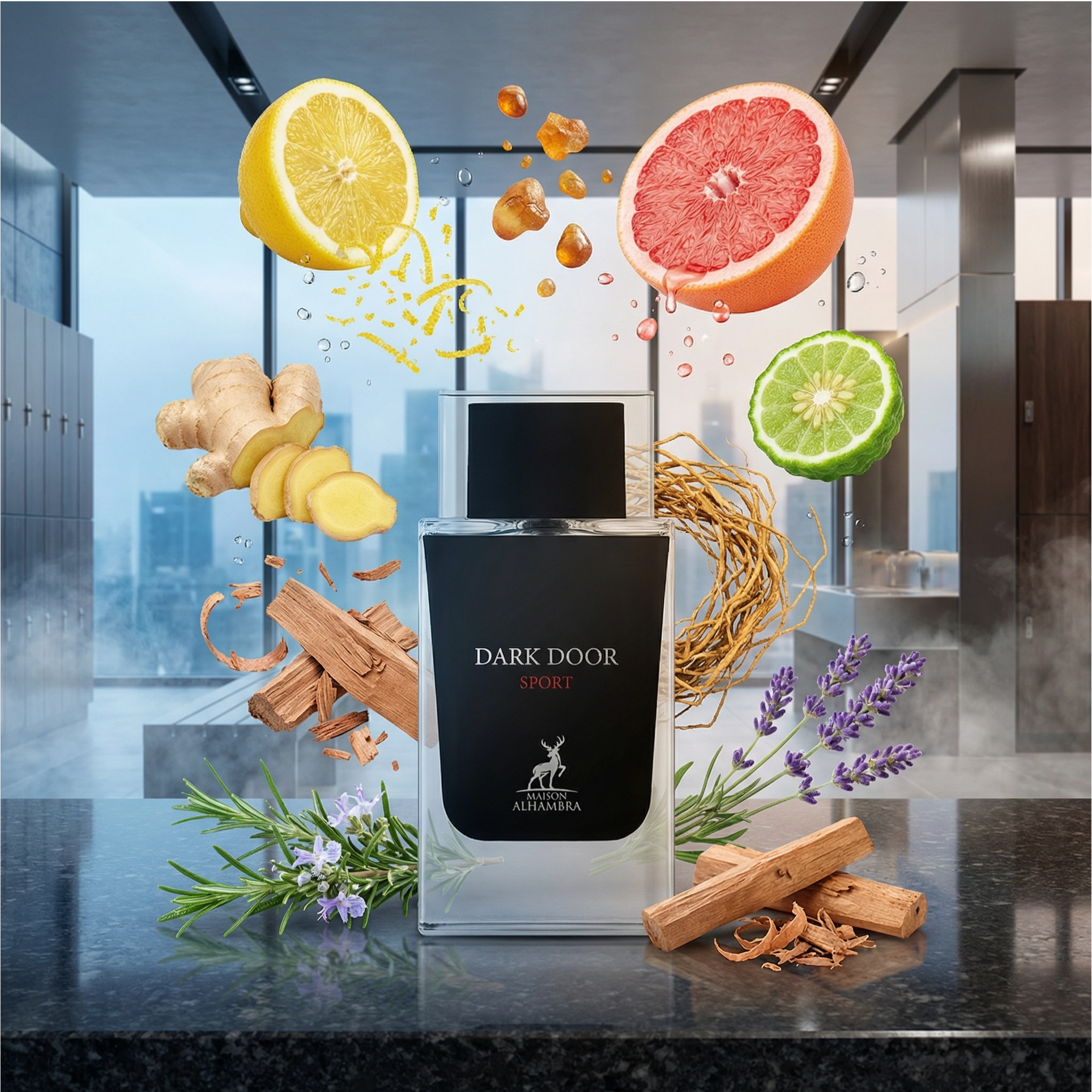 Maison Alhambra Dark Door Sport Eau de Parfum (EDP) Mixte 100ml
