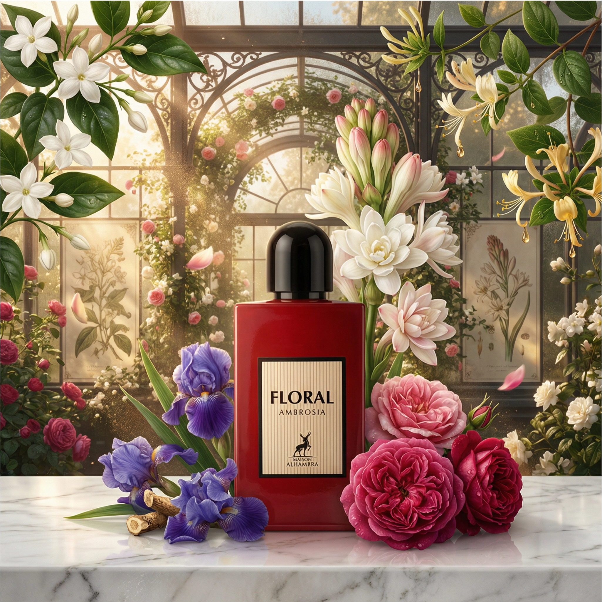 Maison Alhambra Floral Ambrosia Eau de Parfum (EDP) Mixte 100ml