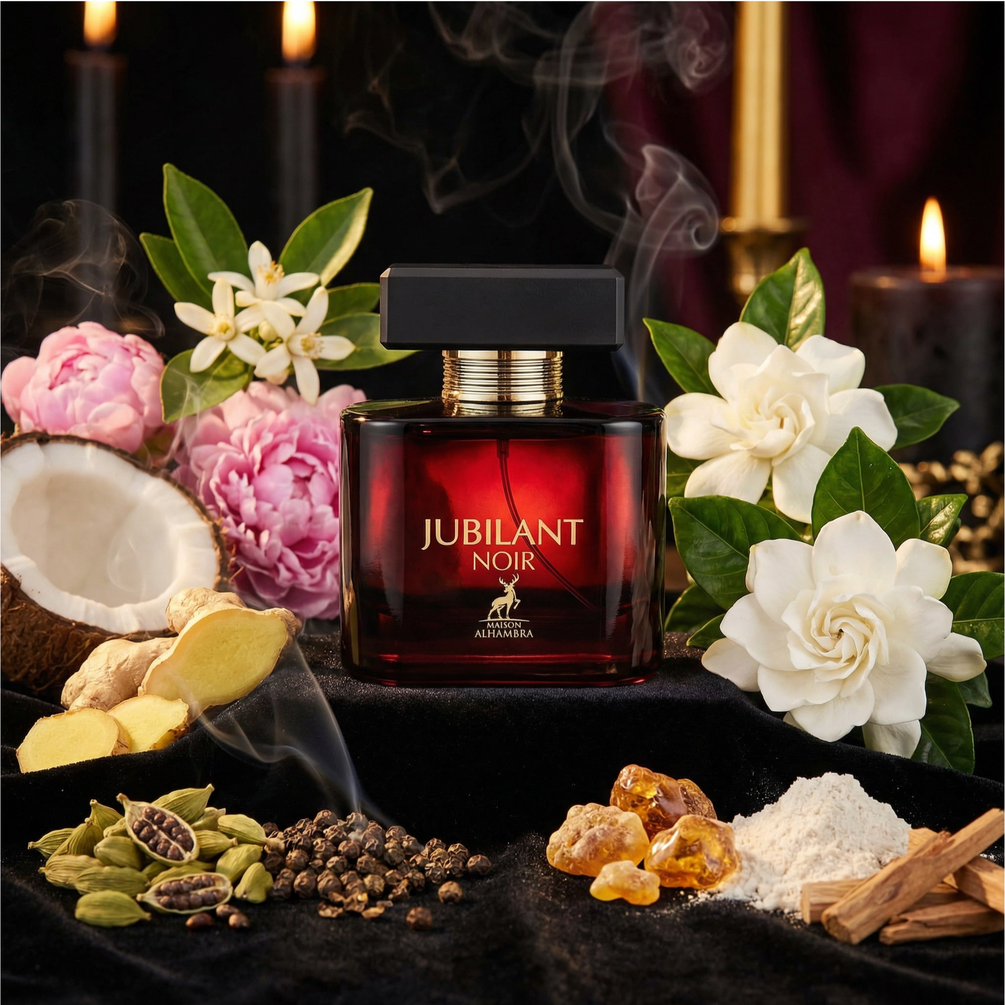 Maison Alhambra Jubilant Noir Eau de Parfum (EDP) Mixte 100ml