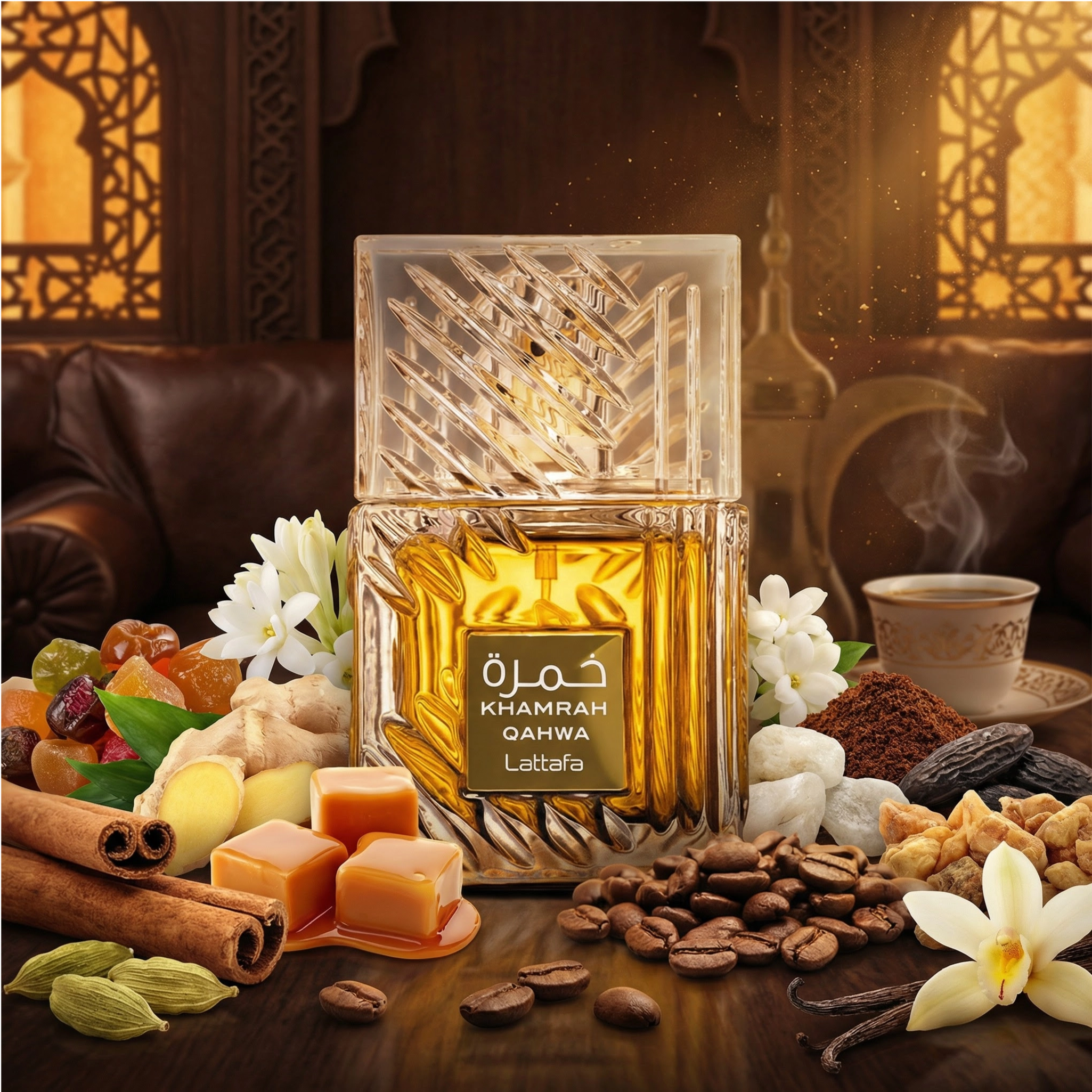 Lattafa Khamrah Qahwa Unisex Fragrance Eau de Parfum (EDP) Mixte 100ml
