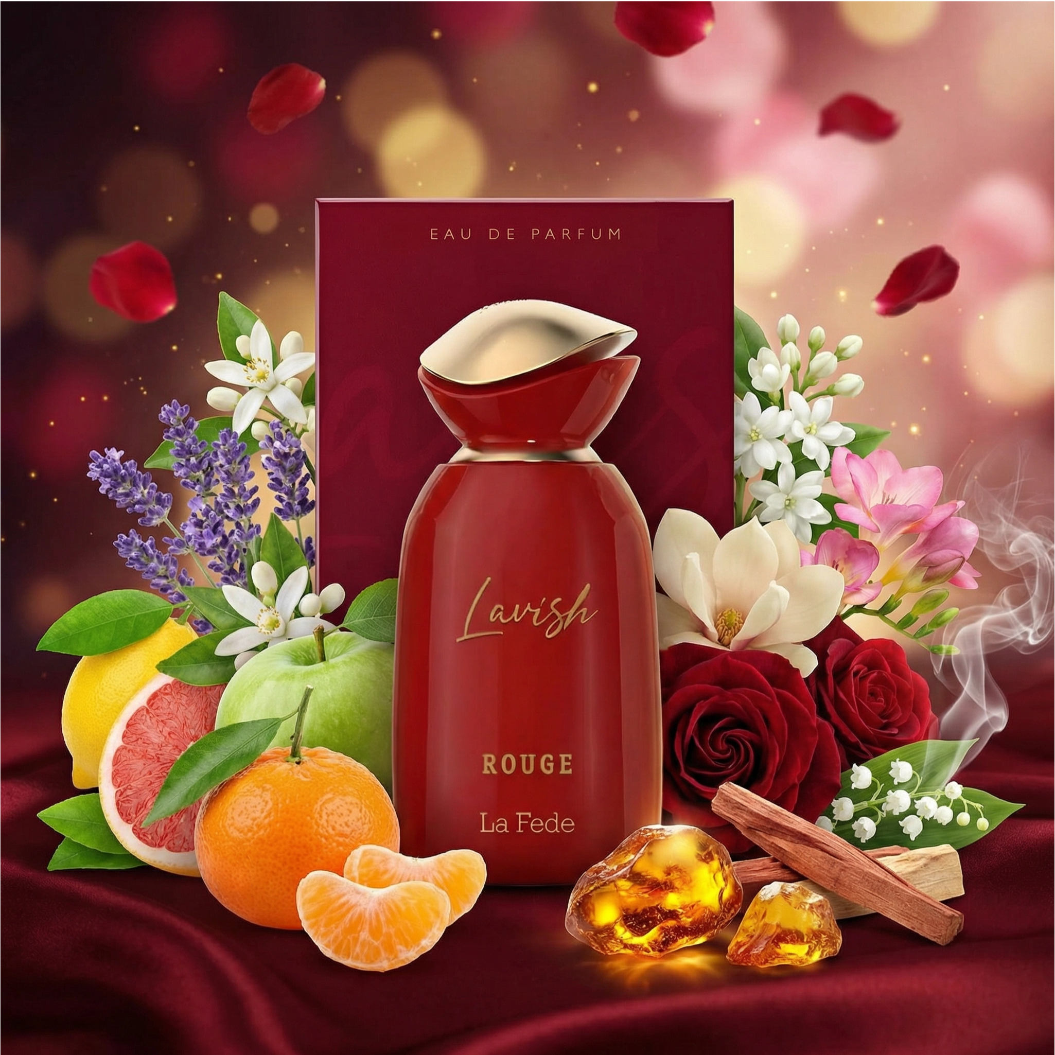 La Fede Lavish Rouge Eau de Parfum (EDP) Mixte 100ml