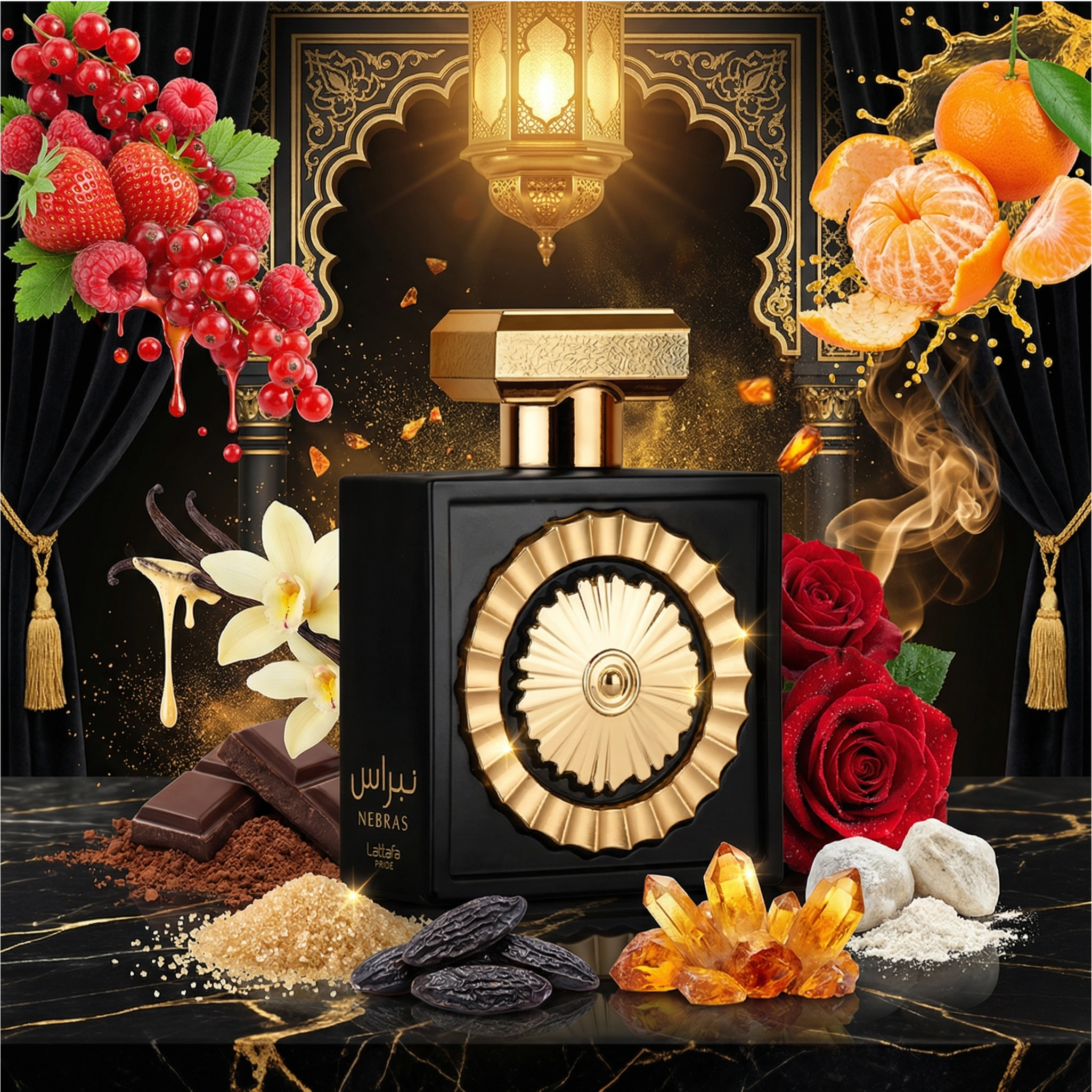 Lattafa Pride Nebras Unisex Fragrance Eau de Parfum (EDP) Mixte 100ml