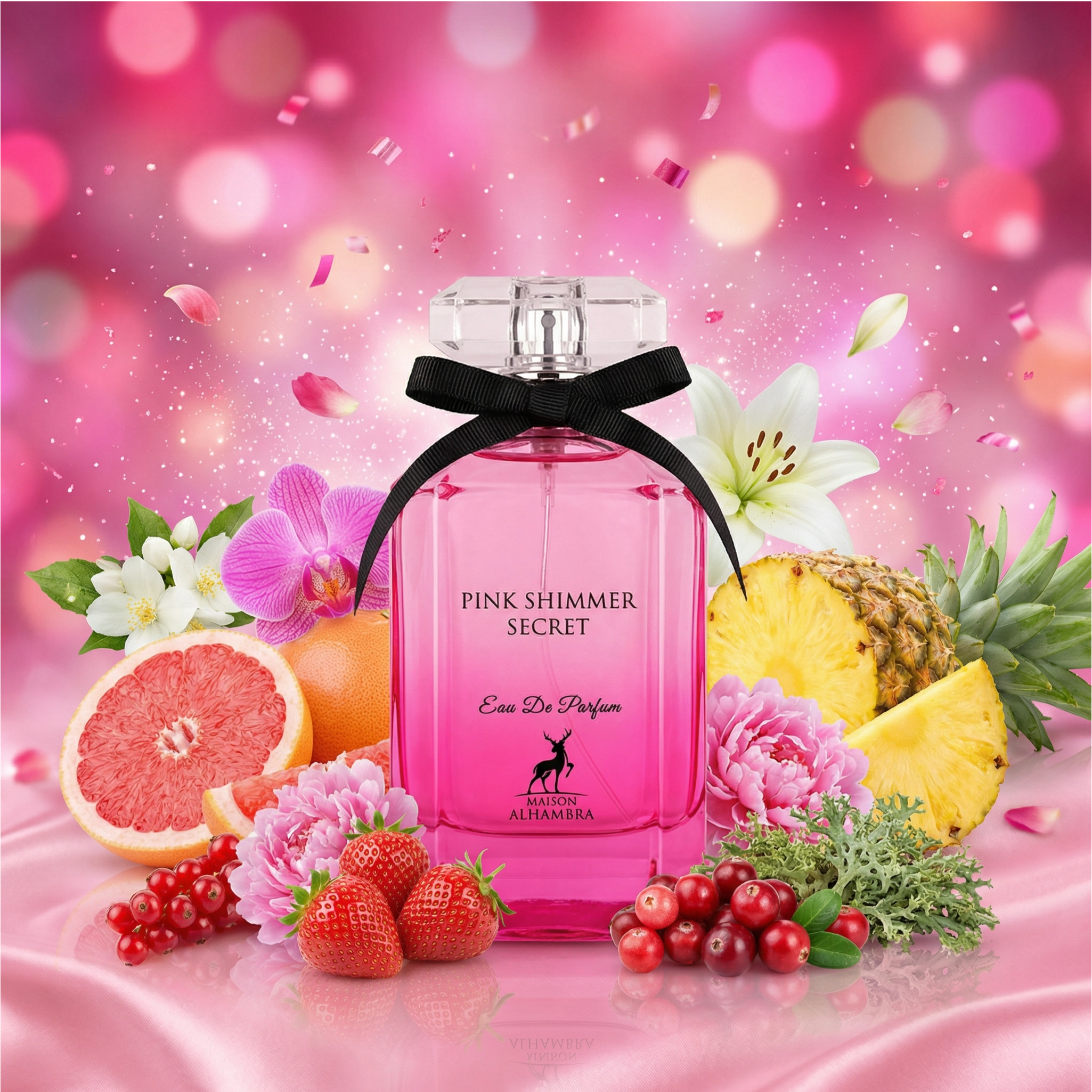 Maison Alhambra Pink Shimmer Secret Eau de Parfum (EDP) Mixte 100ml