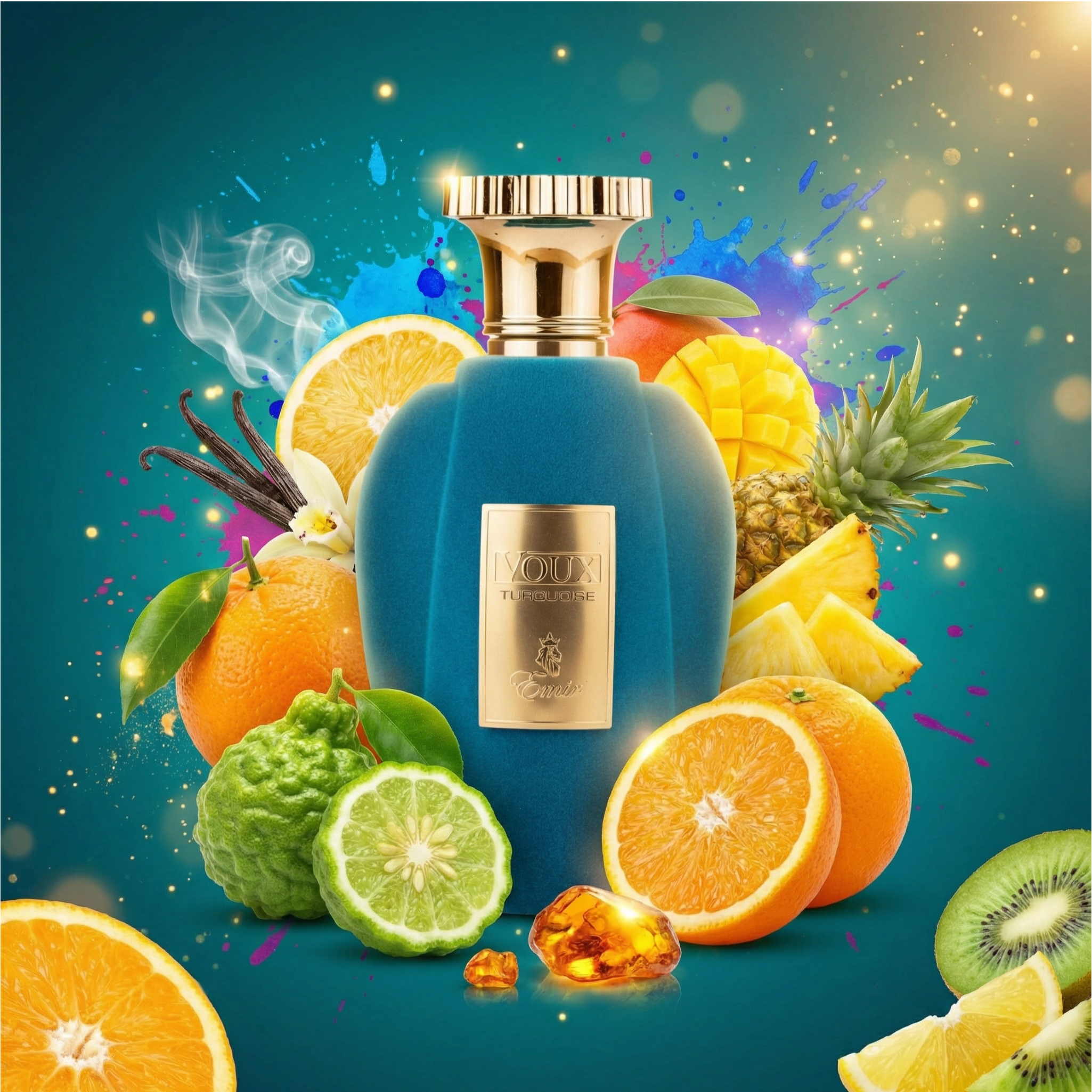 Paris Corner Emir Voux Turquoise Eau de Parfum (EDP) Mixte 100ml