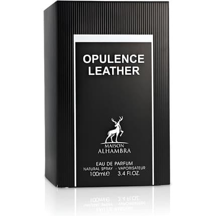 Maison Alhambra Opulence Leather Unisex Fragrance Eau de Parfum (EDP) Mixte 100ml