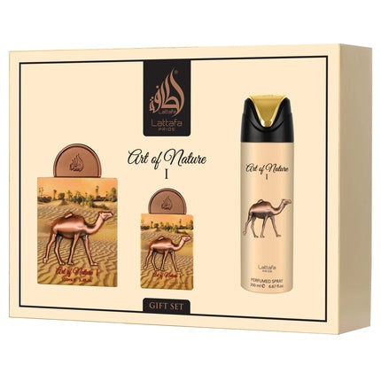 Lattafa Pride Art of Nature I Giftset Eau De Parfum 100ml + 20ml + Deodorant 200ml Unisex Fragnance