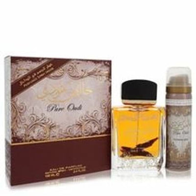 Lattafa Perfumes Pure Oudi Eau De Parfum 100ml And Deodorant Spray 50ml Gift Set