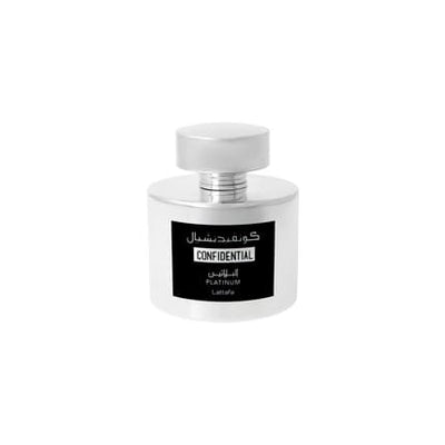 Lattafa Confidential Platinum Eau De Parfum 100ml Men Fragrance