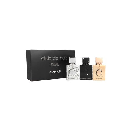 Armaf Club De Nuit Black Eau De Parfum Set 3x30ml Sillage Milestone Intense Man Club De Nuit Collector's Pride