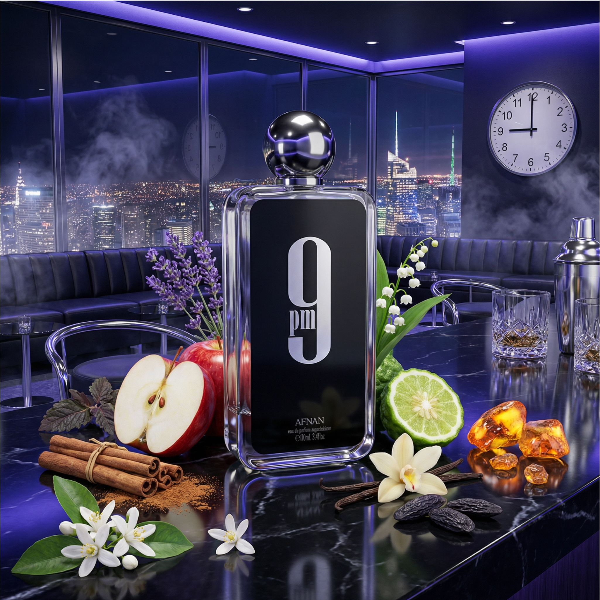 Afnan 9 Pm Eau de Parfum (EDP) Homme 100ml