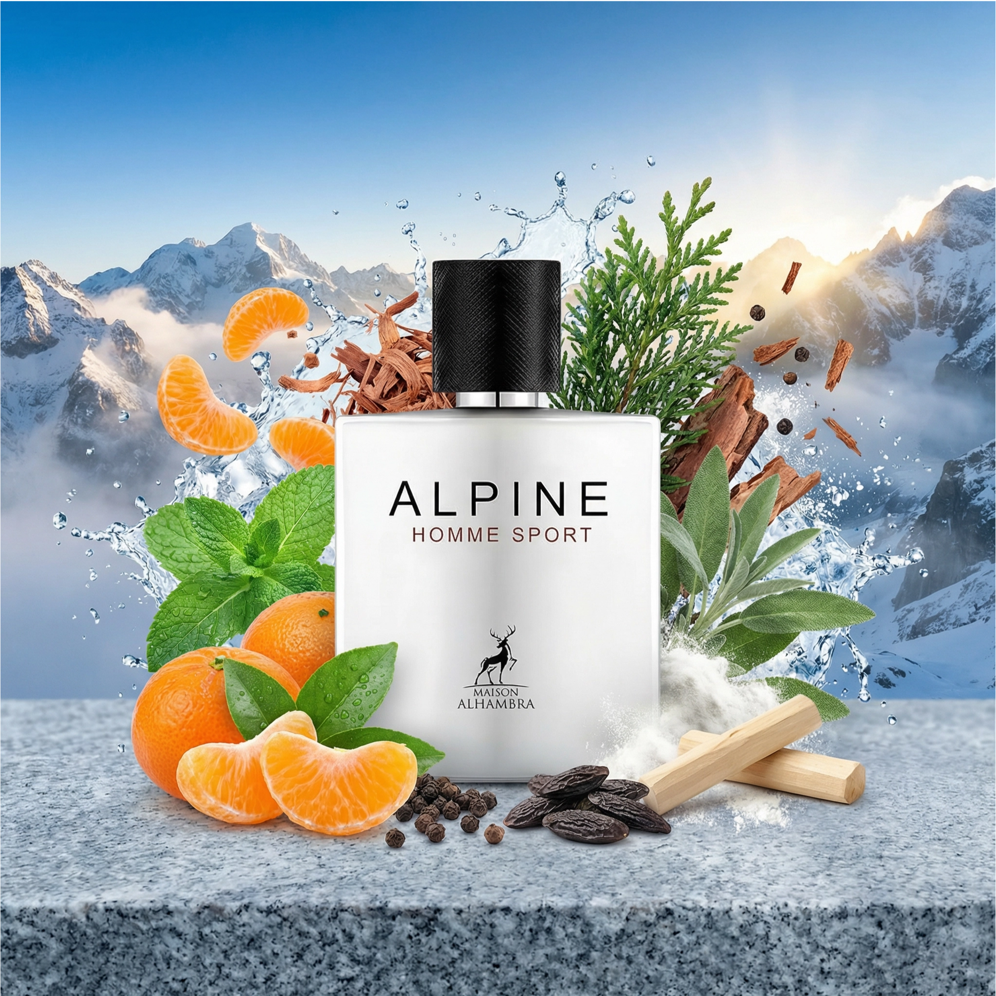 Maison Alhambra Alpine Sport Eau de Parfum (EDP) Homme 100ml
