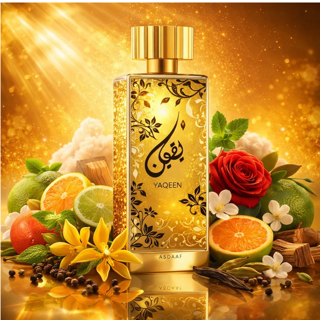 Asdaaf Yaqeen Unisex Oriental Arabic Eau de Parfum (EDP) Mixte 100ml