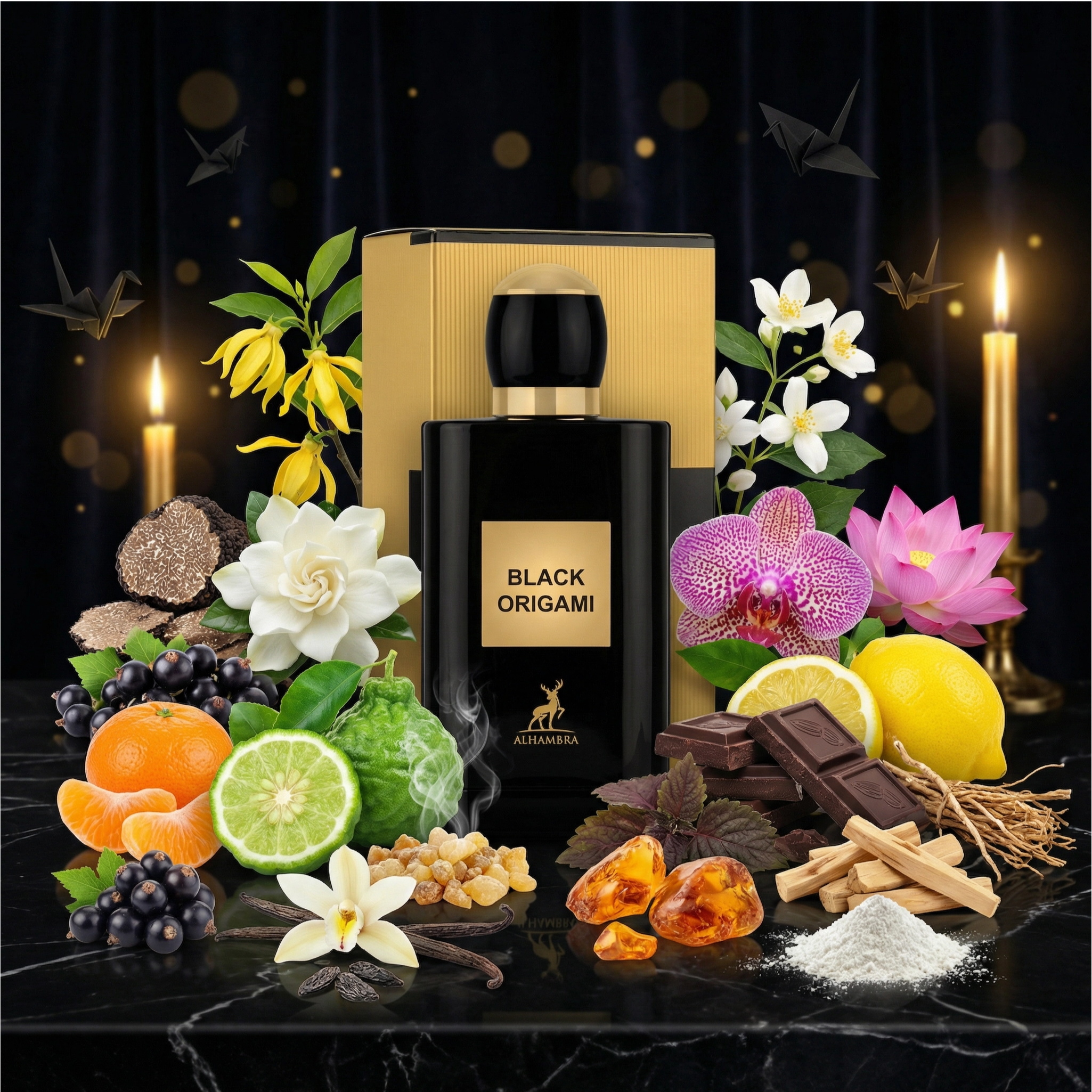 Maison Alhambra Black Origami Eau de Parfum (EDP) Mixte