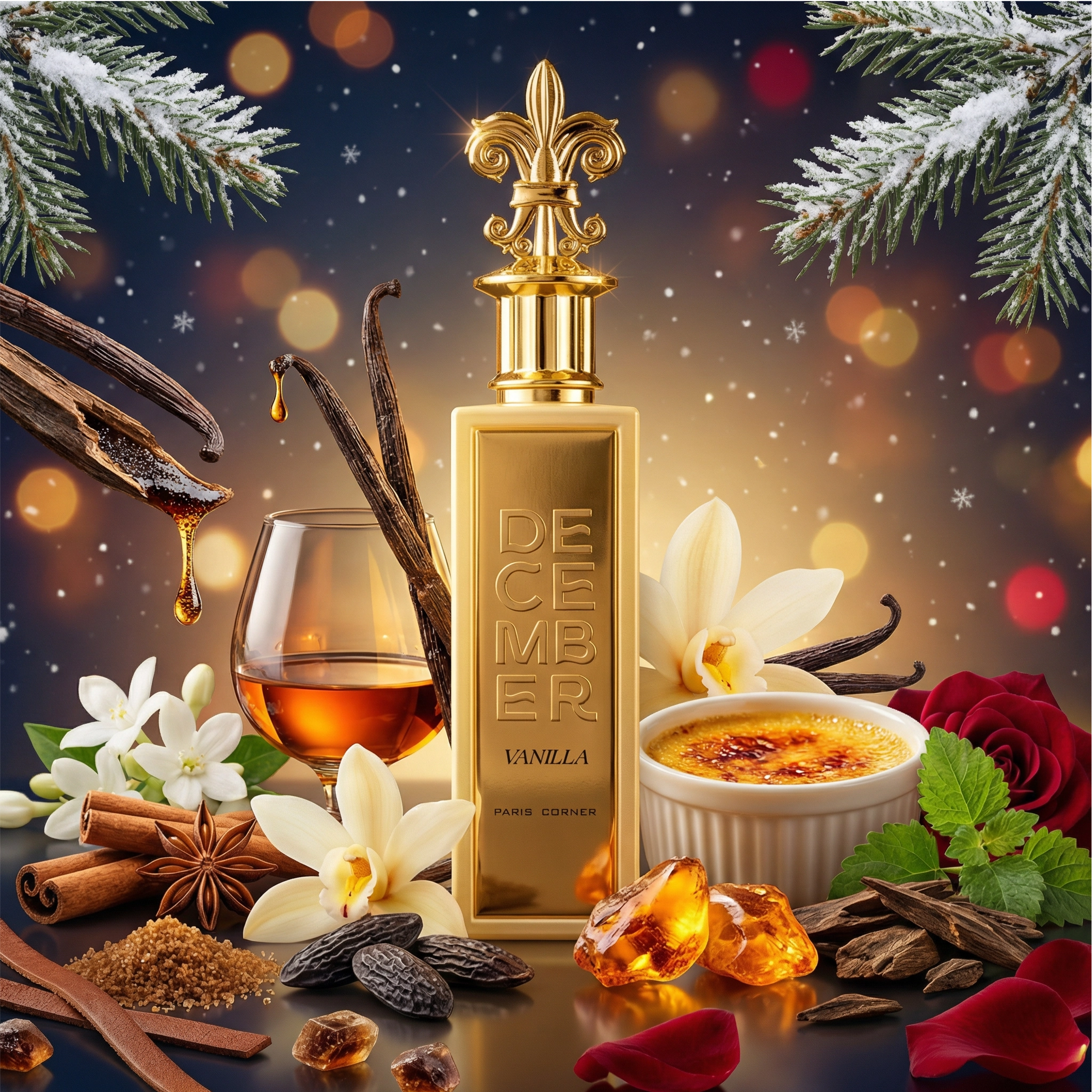Paris Corner December Vanilla Eau de Parfum (EDP) Mixte 100ml
