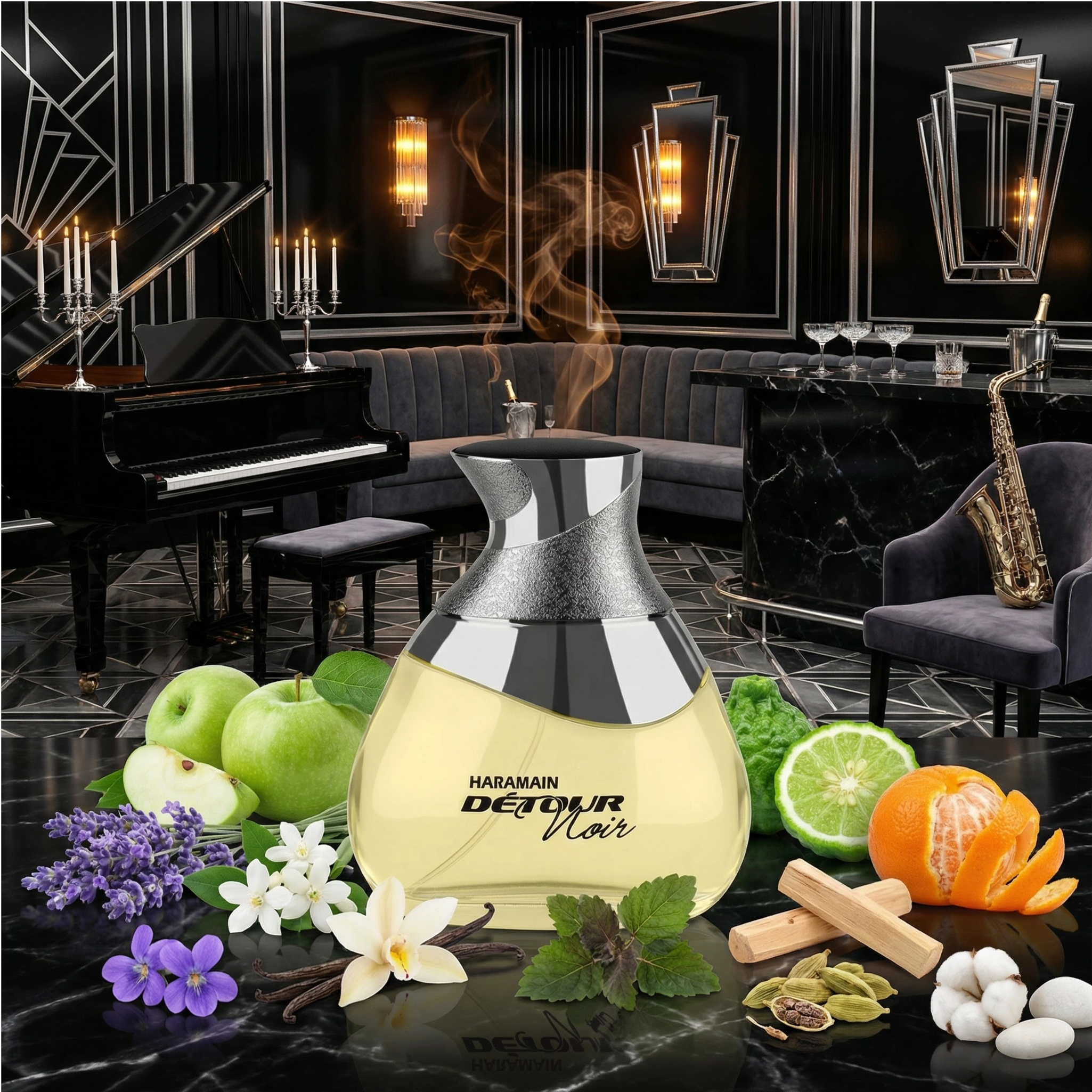 Al Haramain Detour Noir Eau de Parfum (EDP) Mixte 100ml