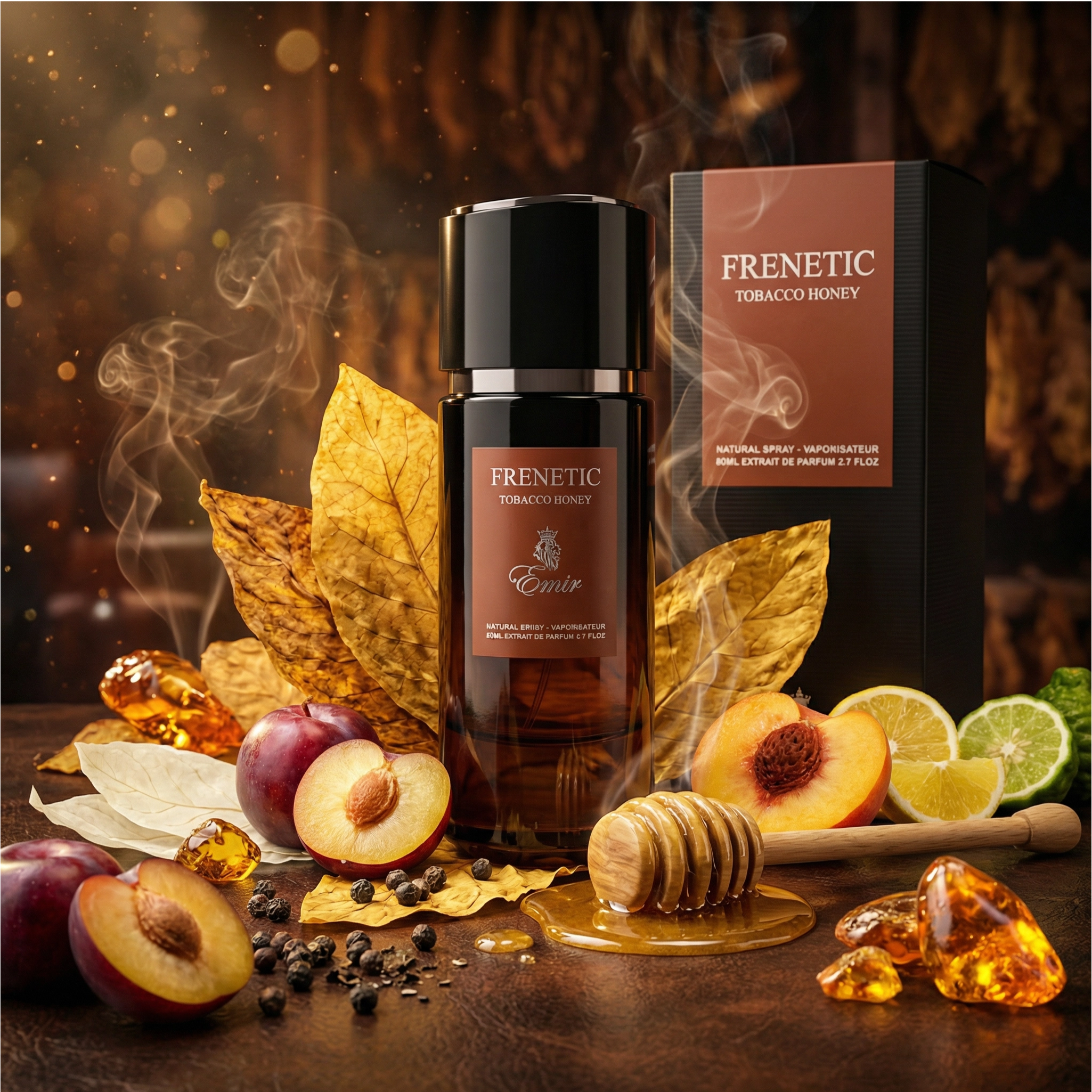 Emir Paris Corner Frenetic Tobacco Honey Eau de Parfum (EDP) Mixte 80ml