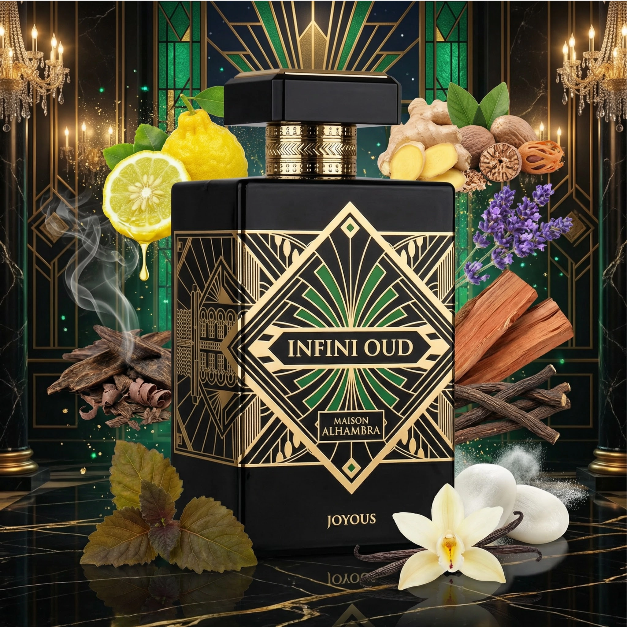 Maison Alhambra Infini Oud Joyous Eau de Parfum (EDP) Mixte 100ml