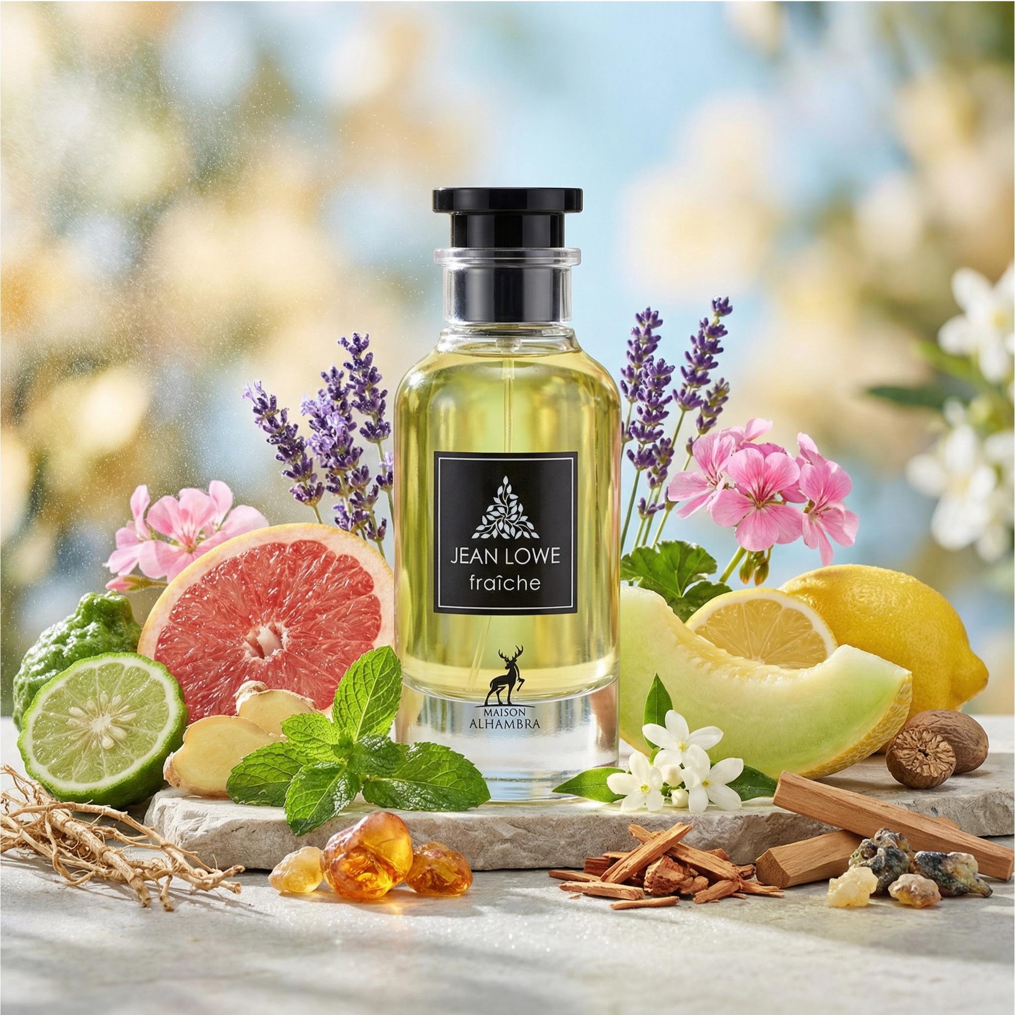 Maison Alhambra Jean Lowe Fraiche Unisex Fragrance Eau de Parfum (EDP) Mixte 100ml