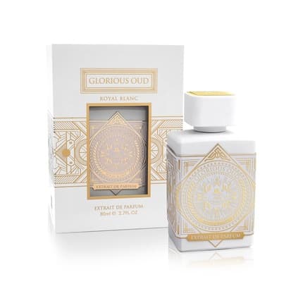 Fragrance World Glorious Oud Royal Blanc Extrait De Parfum Unisex Musk Parfum (Parfum) Mixte 80ml