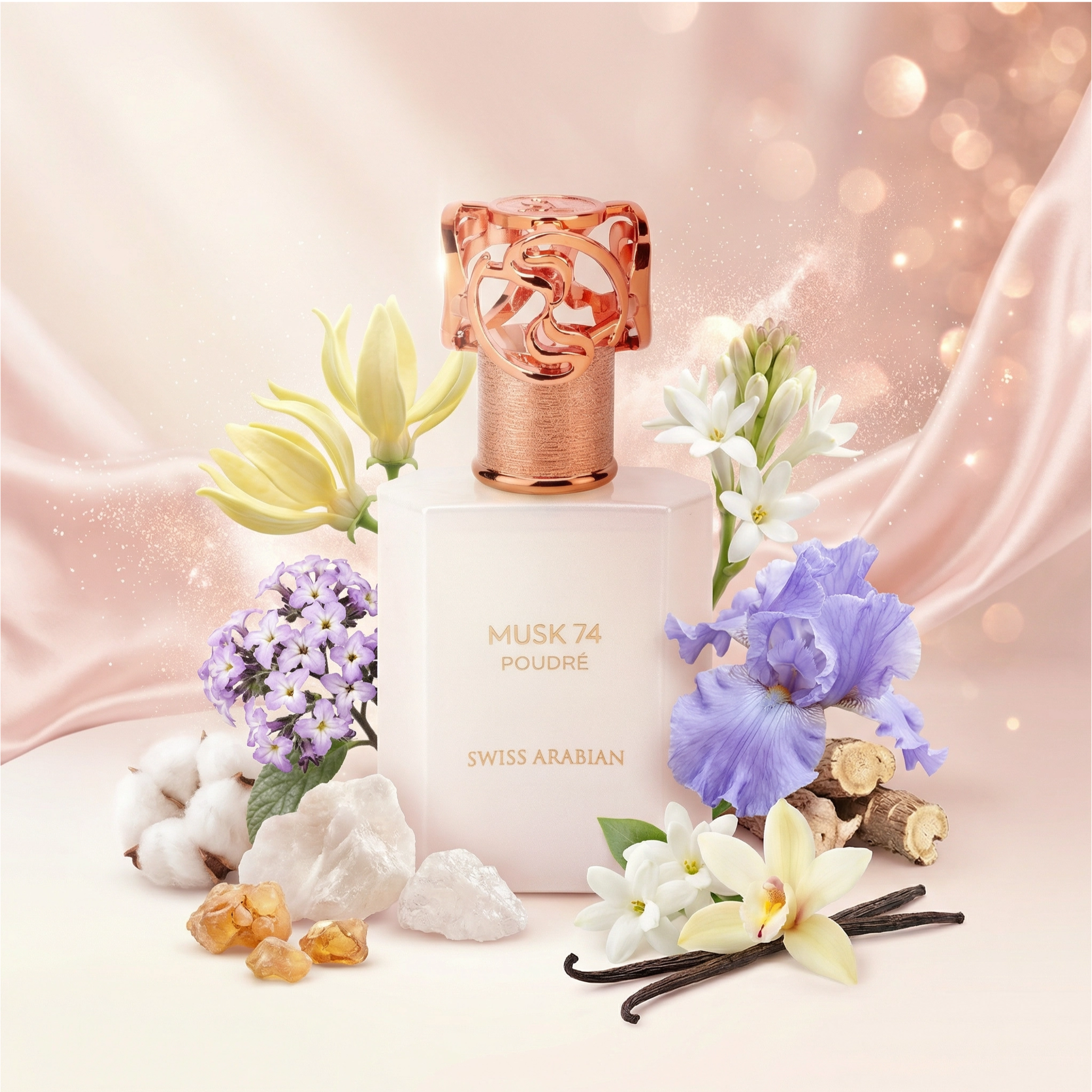 Swiss Arabian Musk 74 Poudre Fragrance Eau de Parfum (EDP) Femme 50ml