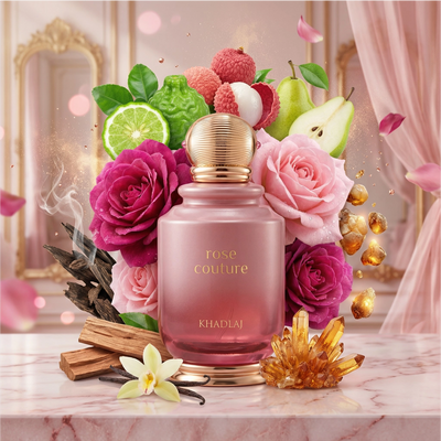 Khadlaj Rose Couture par Khadlaj Perfumes - Floral Fragrance Eau de Parfum (EDP) Mixte 100ml