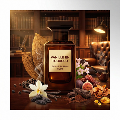 Fragrance World Vanille En Tobacco Unisex Perfume Aromatic Signature Note Eau de Parfum 80 ml - Gourmand